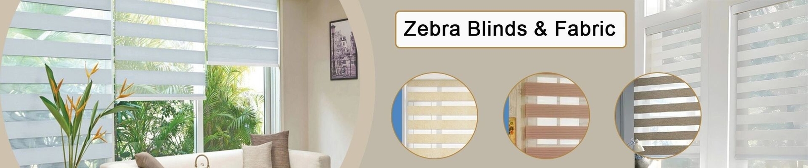 Zebra-Gewebe/Jalousien