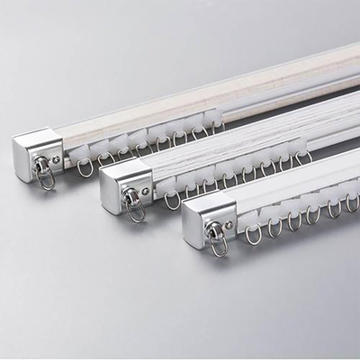 Doppelspurige Vorhangspuren aus Aluminiumlegierung zur einfachen Montage und Abnahme