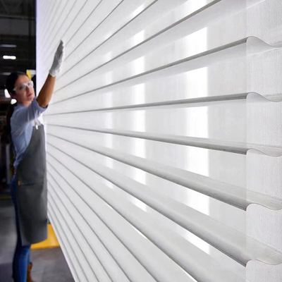 4 Zoll Breite Luxuriöse Shangrila Blind Stoff für moderne weiche Fensterbedeckungen