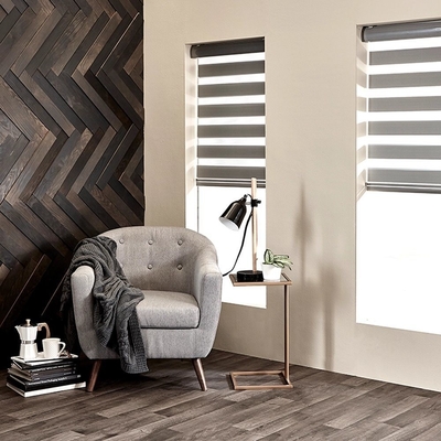 Tag und Nacht 100% Polyester Zebra Blind leicht zu reparieren Fensterdecken Roller Blinds