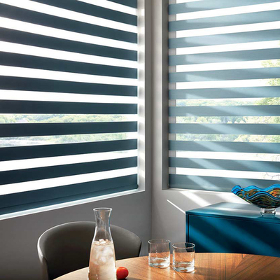 Tag und Nacht 100% Polyester Zebra Blind leicht zu reparieren Fensterdecken Roller Blinds