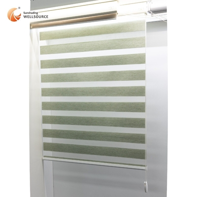 Eigene Größe Elektrische Smart Zebra Schattierung Staubdichte Funktion Fenster Polyester Blinds