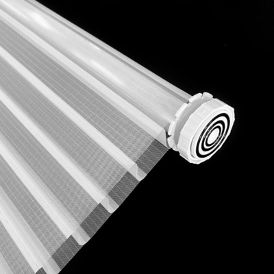 WELLSOURCE No Drill 2&quot;Shangri-la Schattierungen Spannung Innen Mount Erweiterung Fensterblind, kundenspezifische Größe