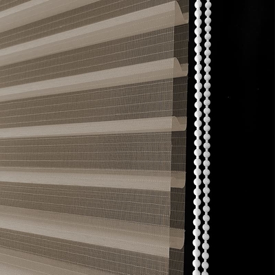 WELLSOURCE No Drill 2&quot;Shangri-la Schattierungen Spannung Innen Mount Erweiterung Fensterblind, kundenspezifische Größe