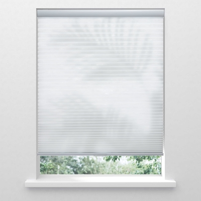 WELLSOURCE Kabellose Zellschatten ohne Bohrungen Honighals Blinds Vernichtung für Fenster Schlafzimmer, Büro einfach zu installieren