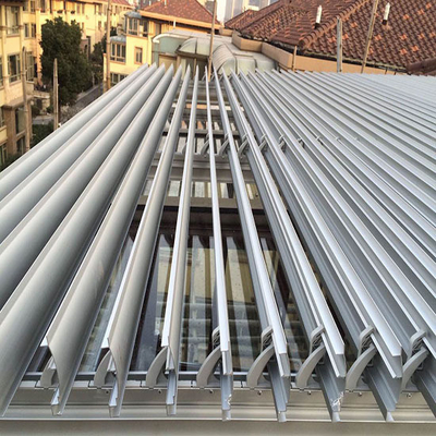 Manuell geöffneter Typ Anpassung von Aluminiumspulpen Blinden für ein raffiniertes Aussehen