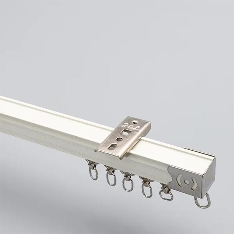 Doppelspurige Vorhangspuren aus Aluminiumlegierung zur einfachen Montage und Abnahme