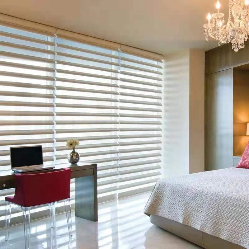 Maßgeschneiderte Größe Horizontale Struktur Fenster Shangrila Blind mit 24-Stunden-Nachverkaufservice