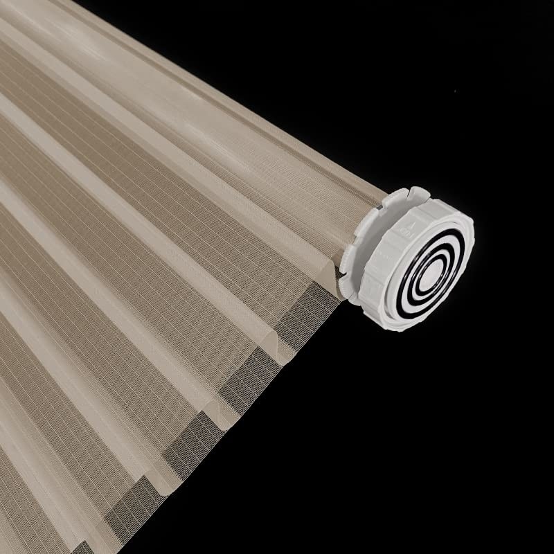 WELLSOURCE No Drill 2&quot;Shangri-la Schattierungen Spannung Innen Mount Erweiterung Fensterblind, kundenspezifische Größe